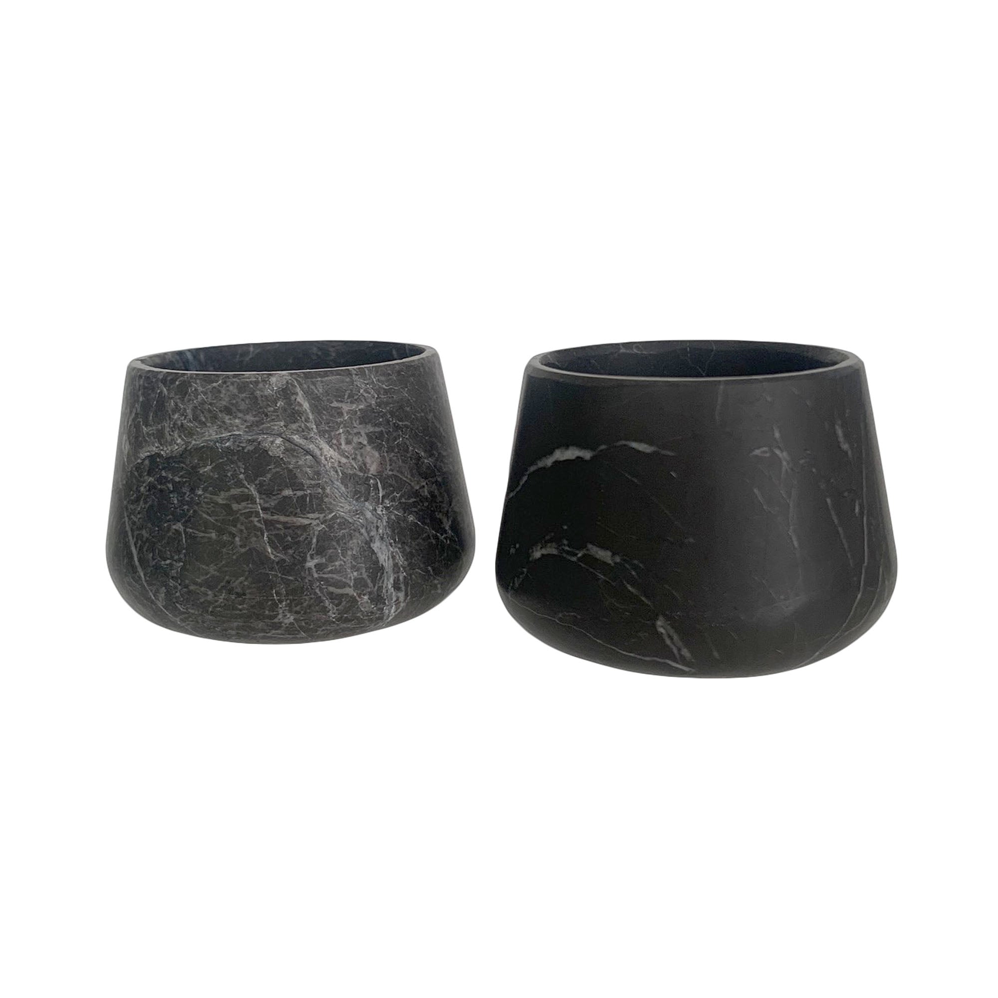 Marble Mezcal Copitas | Stone Shot Glasses | Handmade Mexican Mezcaleros -  Available in Black, Gray or Beige