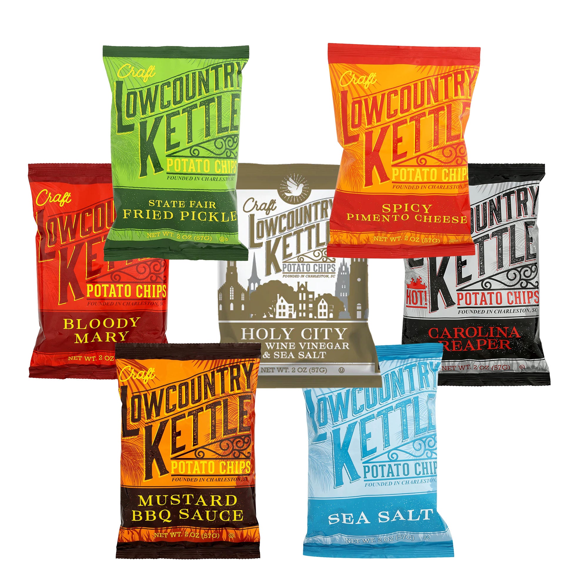 Lowcountry Kettle Potato Chips Sea Salt